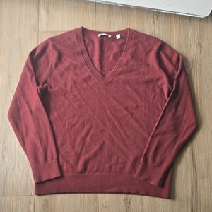 Vince 100% Cashmere Vneck Sweater